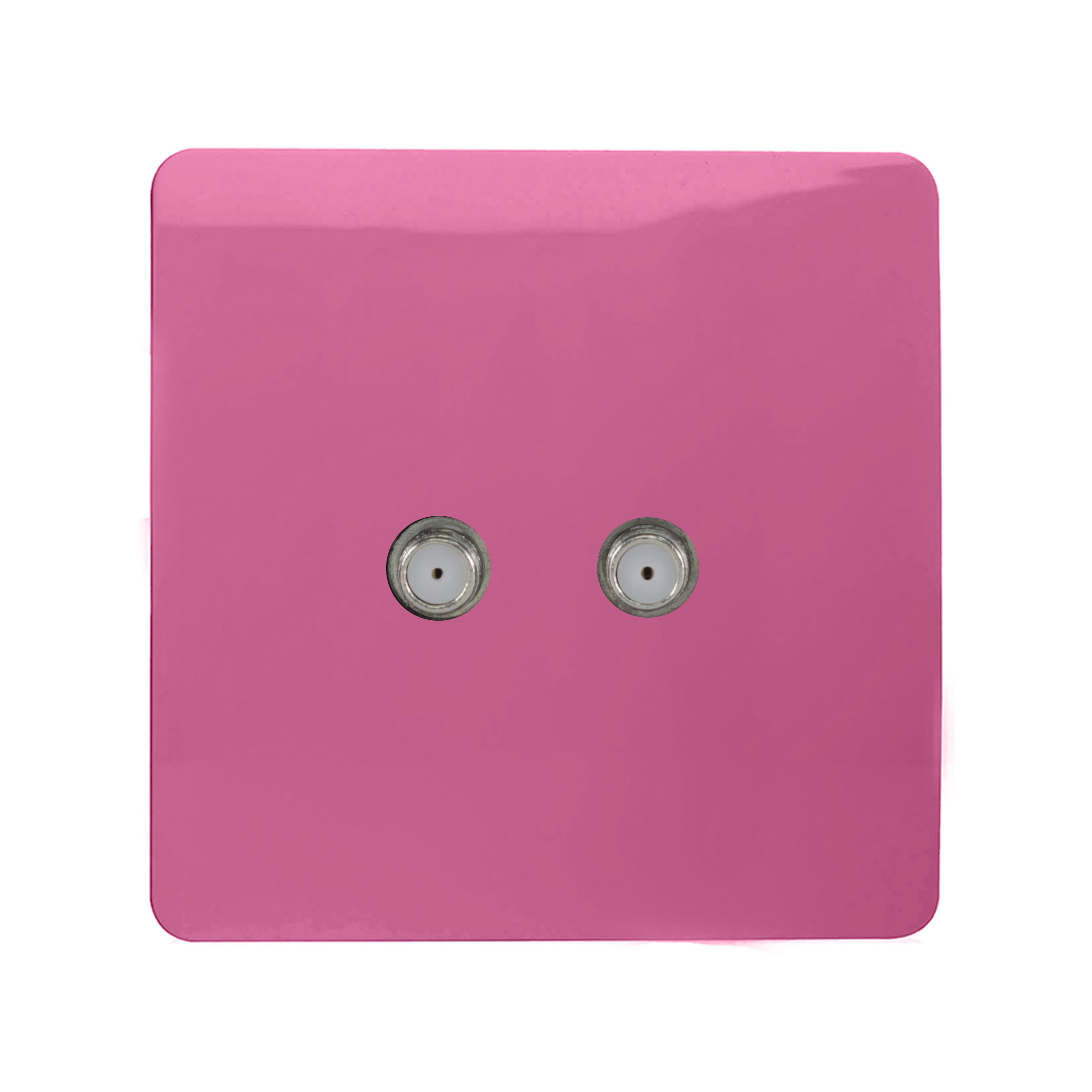 Pink Wiring Accessories Trendi Decorative Screwless